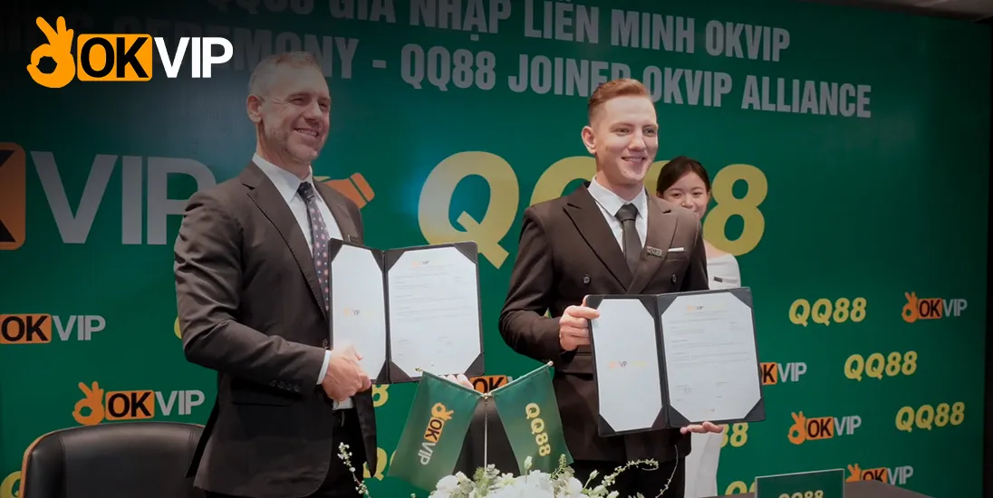 Sự kiện hợp tác giữa OKVIP và QQ88 hứa hẹn mang lại trải nghiệm tốt hơn cho khách hàng